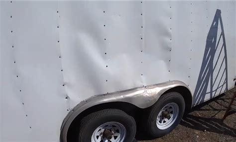 enclosed trailer sheet metal repair